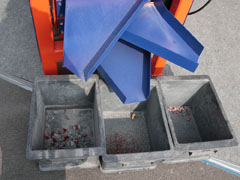 Máquinas para el reciclaje de áridos , vidrio y metal Molinos para Pequeñas Producciones MF		