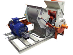 Crushing and screening machines MILL WITH FREE HAMMER	